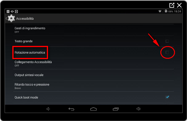 Bloccare La Rotazione Automatica Dello Schermo Del Tablet
